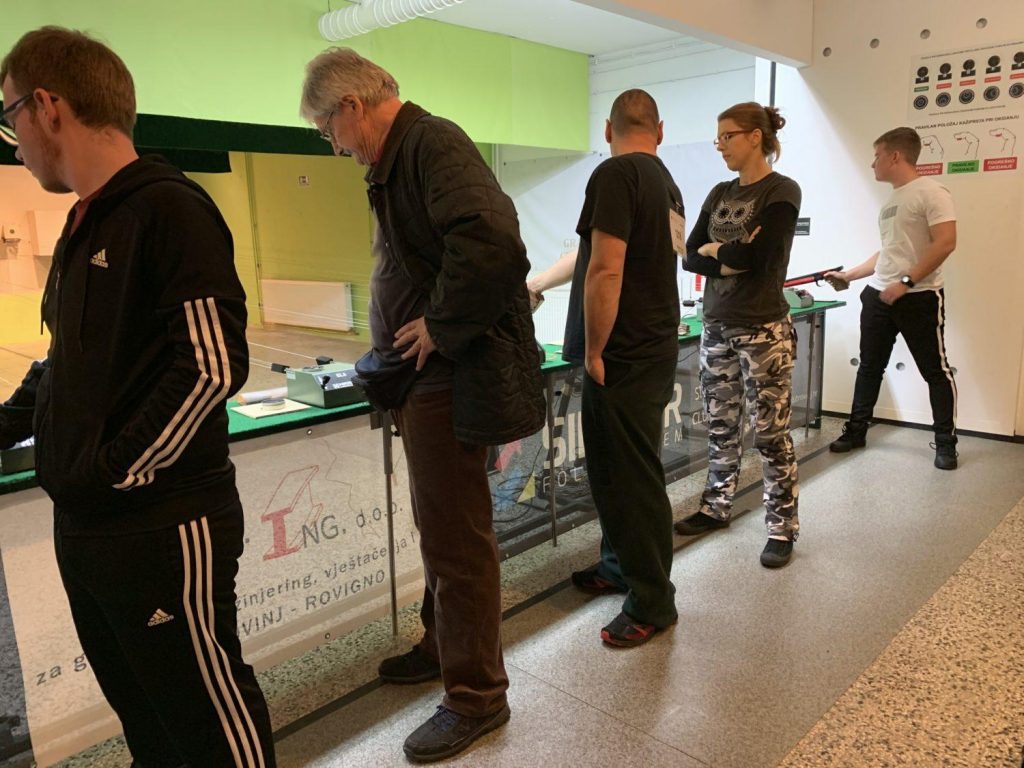 2. kolo 1.b hrvatske lige natjecanje u streljaštvu u rovinju
