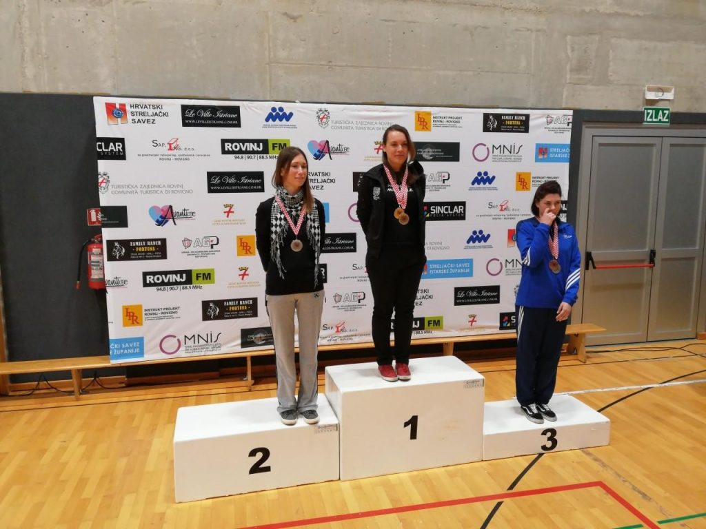 Finale kupa hrvatske u rovinju proglašenje najboljih pištoljašica u Rovinju