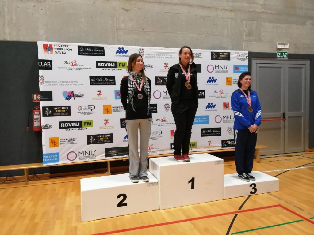 Finale kupa hrvatske u rovinju proglašenje najboljih pištoljašica u Rovinju