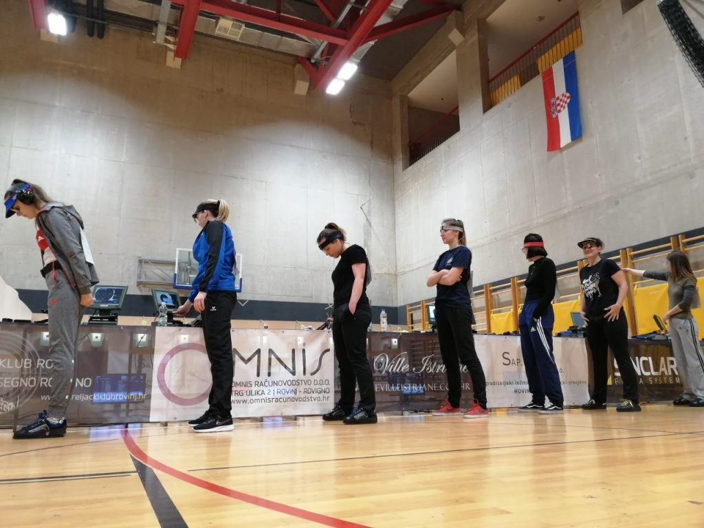Finale kupa hrvatske u sportskom streljaštvu u Rovinju 2019 zračni pištolj žene