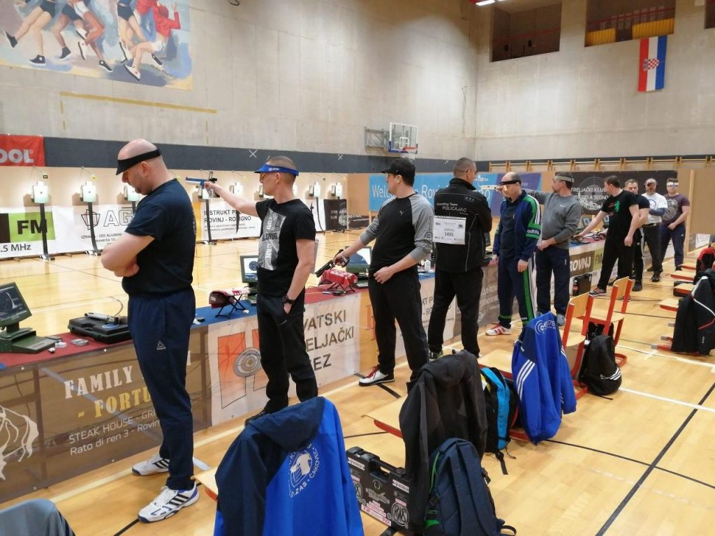 Finale kupa hrvatske u sportskom streljaštvu u Rovinju 2019 zračni pištolj muškarci
