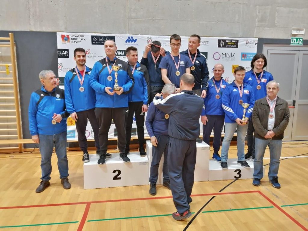 Proglašenje najboljih natjecatelja zračna puška muškarci rovinj 2019