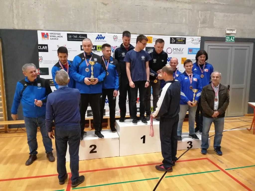 Proglašenje najboljih natjecatelja zračna puška muškarci rovinj 2019
