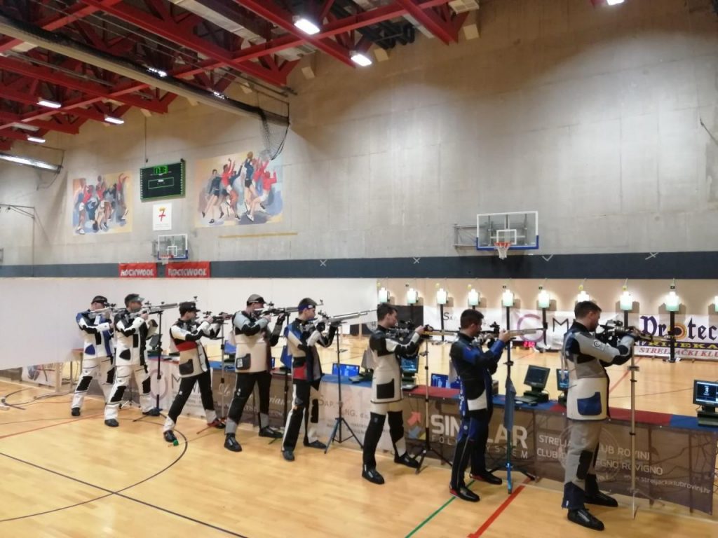 Finale kupa hrvatske u sportskom streljaštvu u Rovinju 2019 zračna puška muškarci
