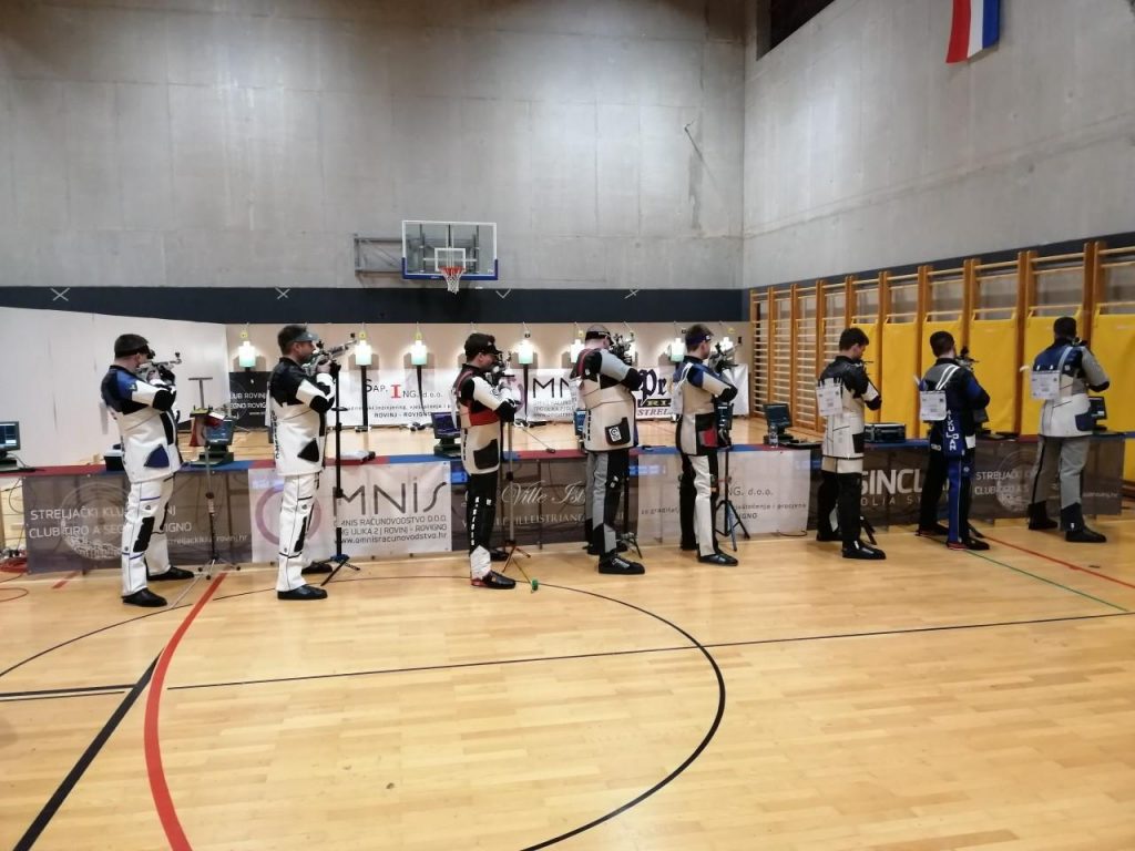 Finale kupa hrvatske u sportskom streljaštvu u Rovinju 2019 zračna puška muškarci
