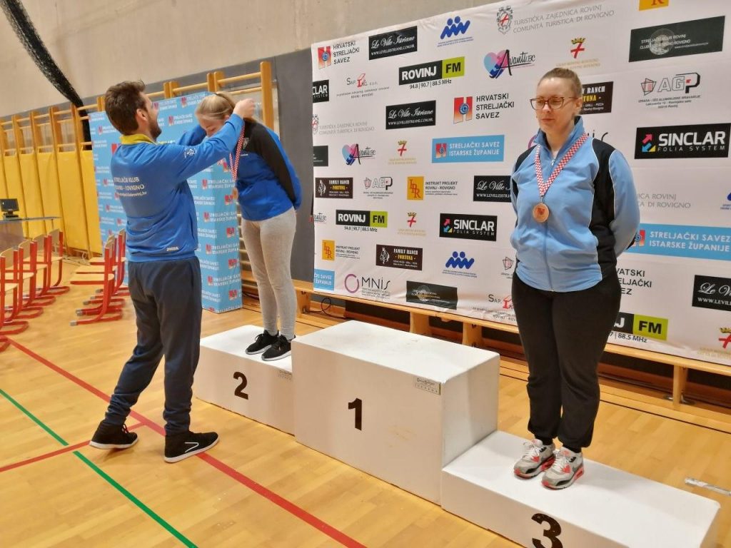 Proglašenje najboljih natjecatelja zračna puška žene Rovinj