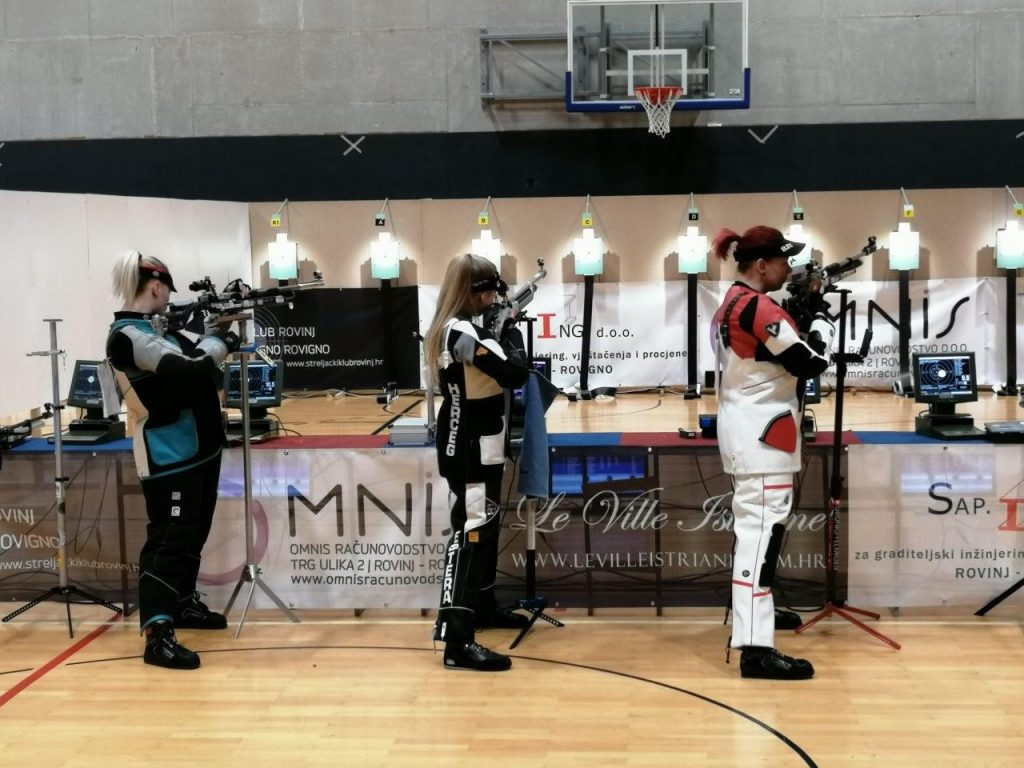 Finale kupa hrvatske u sportskom streljaštvu u Rovinju 2019 zračna puška žene Snježana Pejčić