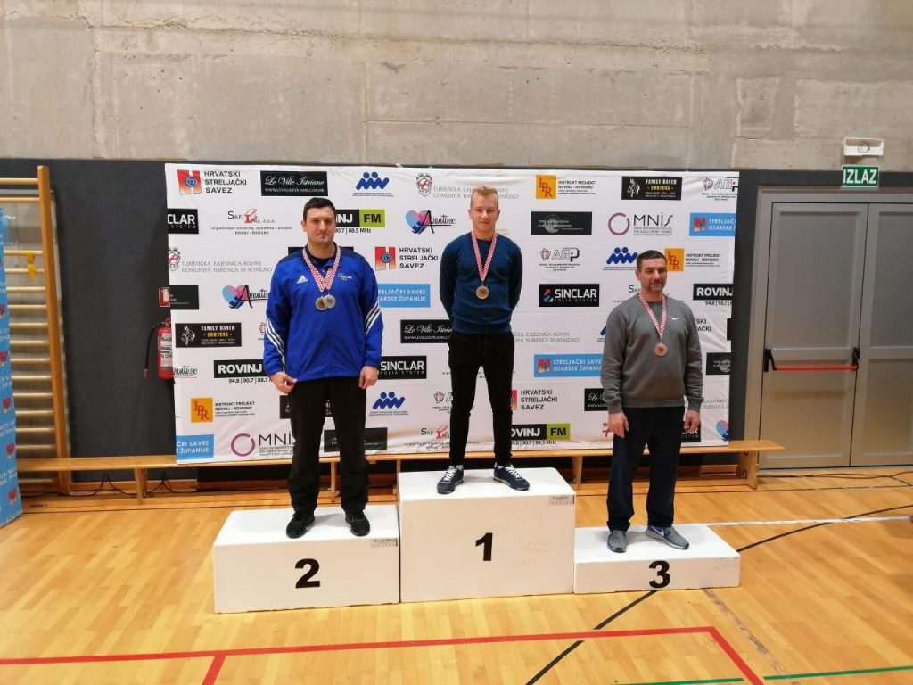 Proglašenje pobjednika finala kupa hrvatske zračni pištolj muški rovinj
