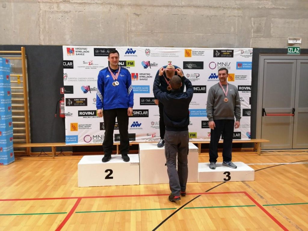 Proglašenje pobjednika finala kupa hrvatske zračni pištolj muški rovinj