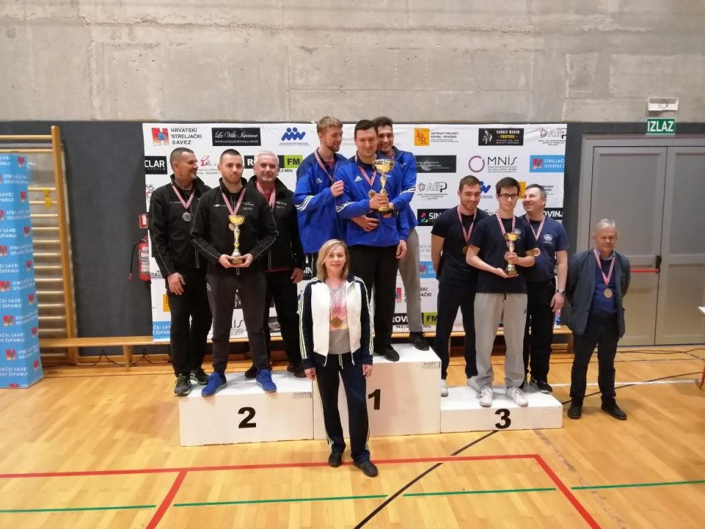 Proglašenje pobjednika finala kupa hrvatske zračni pištolj muški rovinj