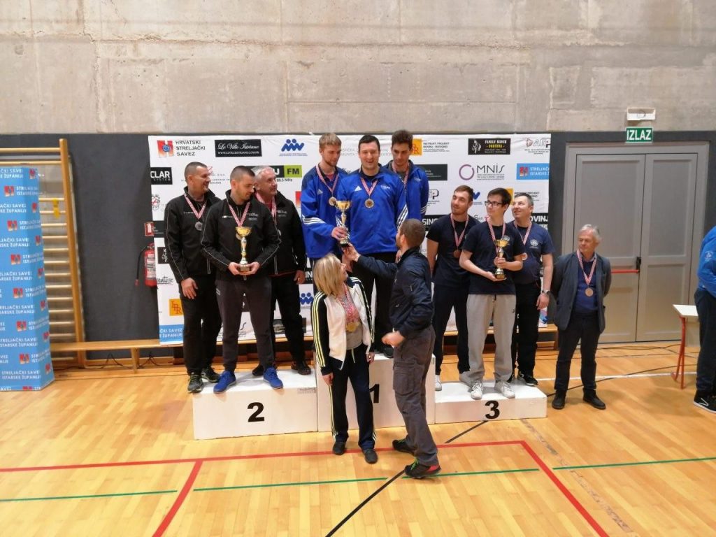 Proglašenje pobjednika finala kupa hrvatske zračni pištolj muški rovinj