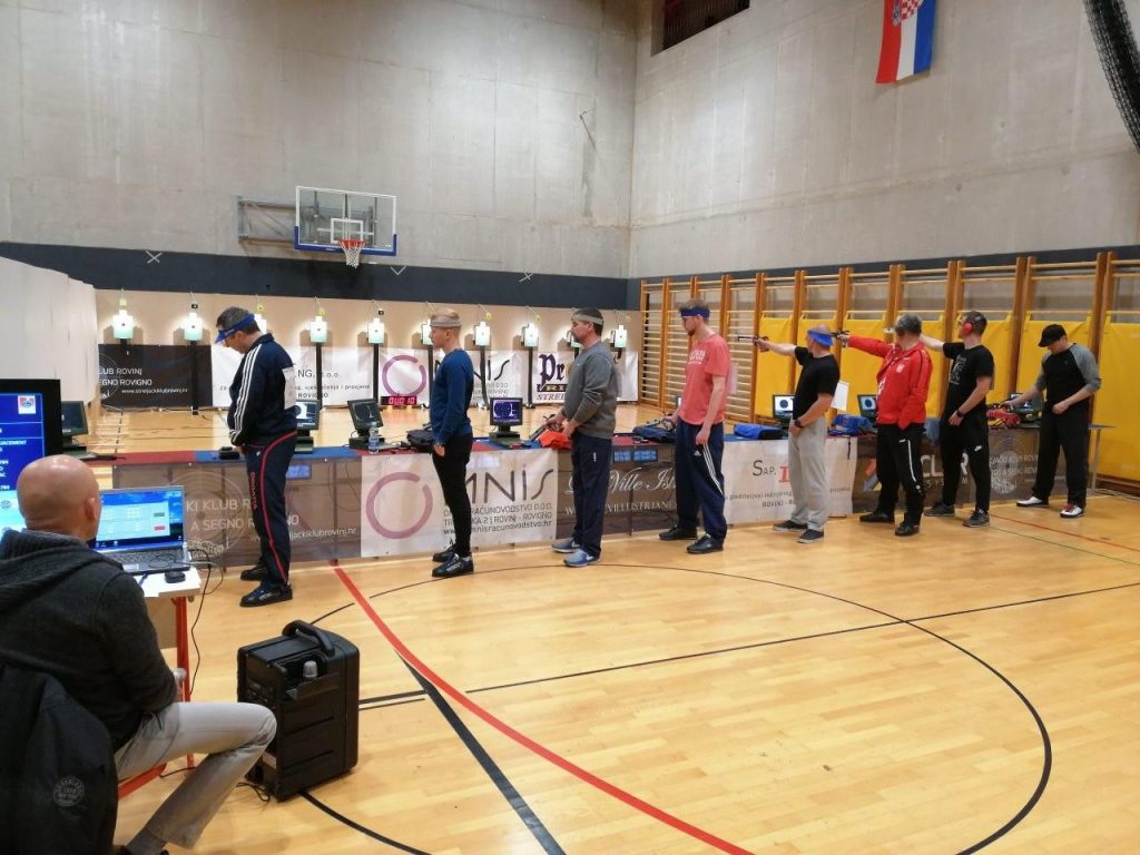 Finale kupa hrvatske u sportskom streljaštvu u Rovinju 2019 zračni pištolj muški