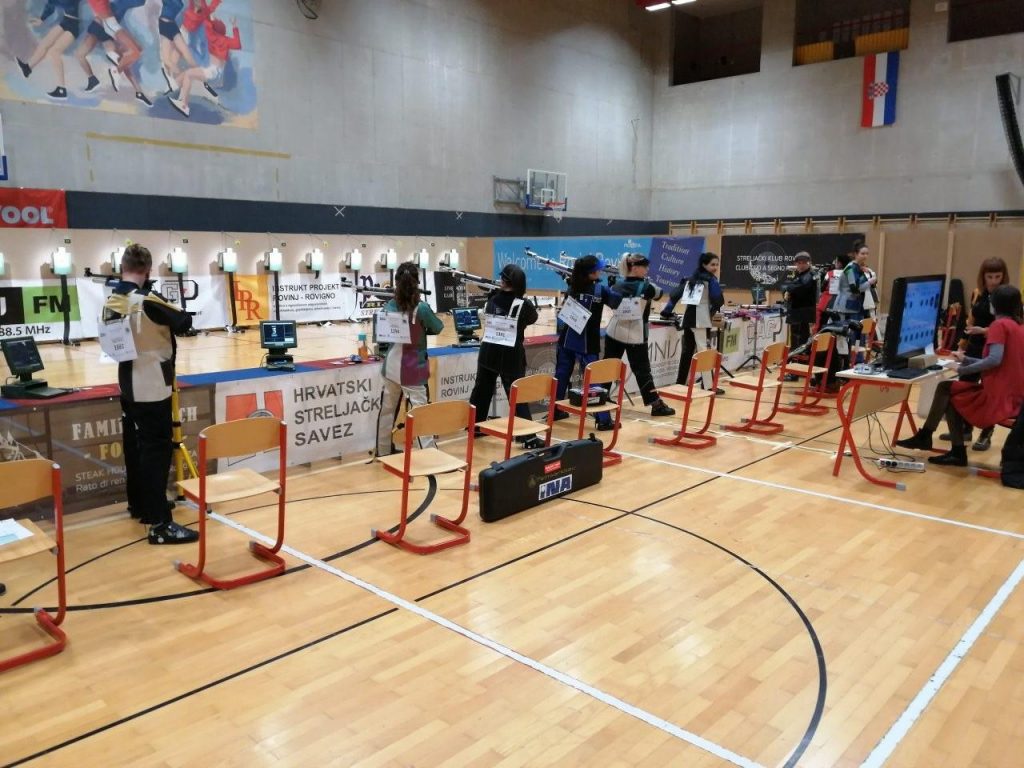 Finale kupa hrvatske u sportskom streljaštvu u Rovinju 2019 zračna puška žene