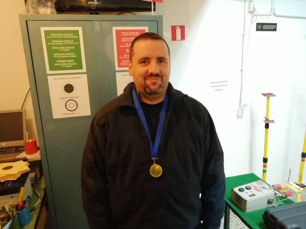 Zlatna medalja sk istra marčana Ivica Bolonović